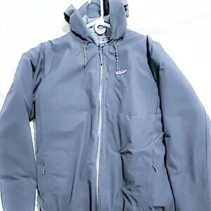 Patagonia Men's Insulated Hooded Jacket Puffer Gray Large